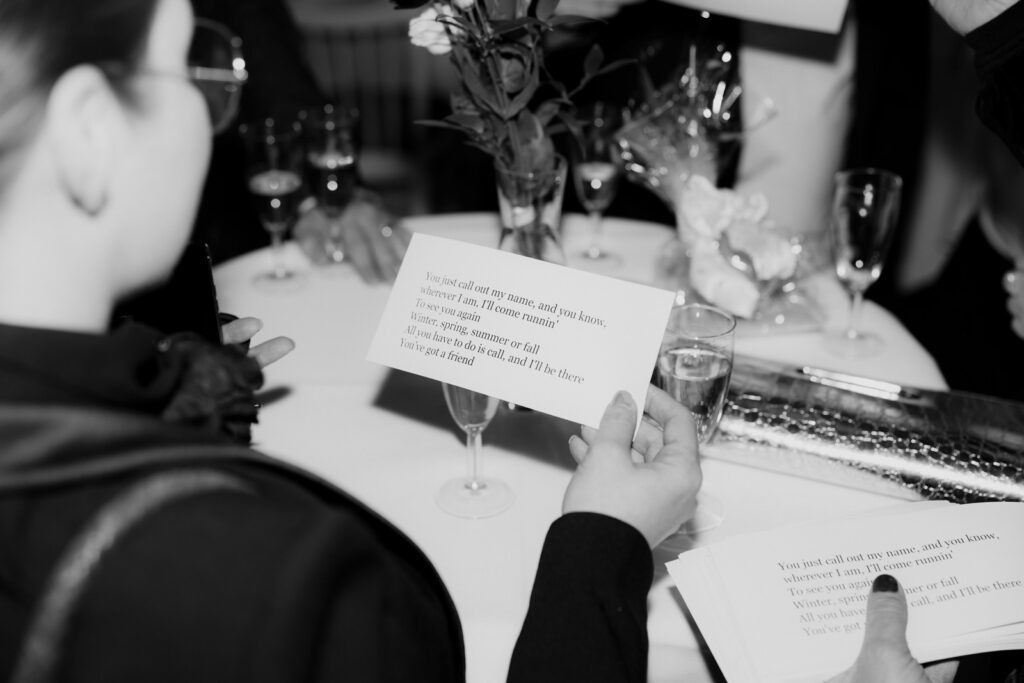 Hochzeitseinlage