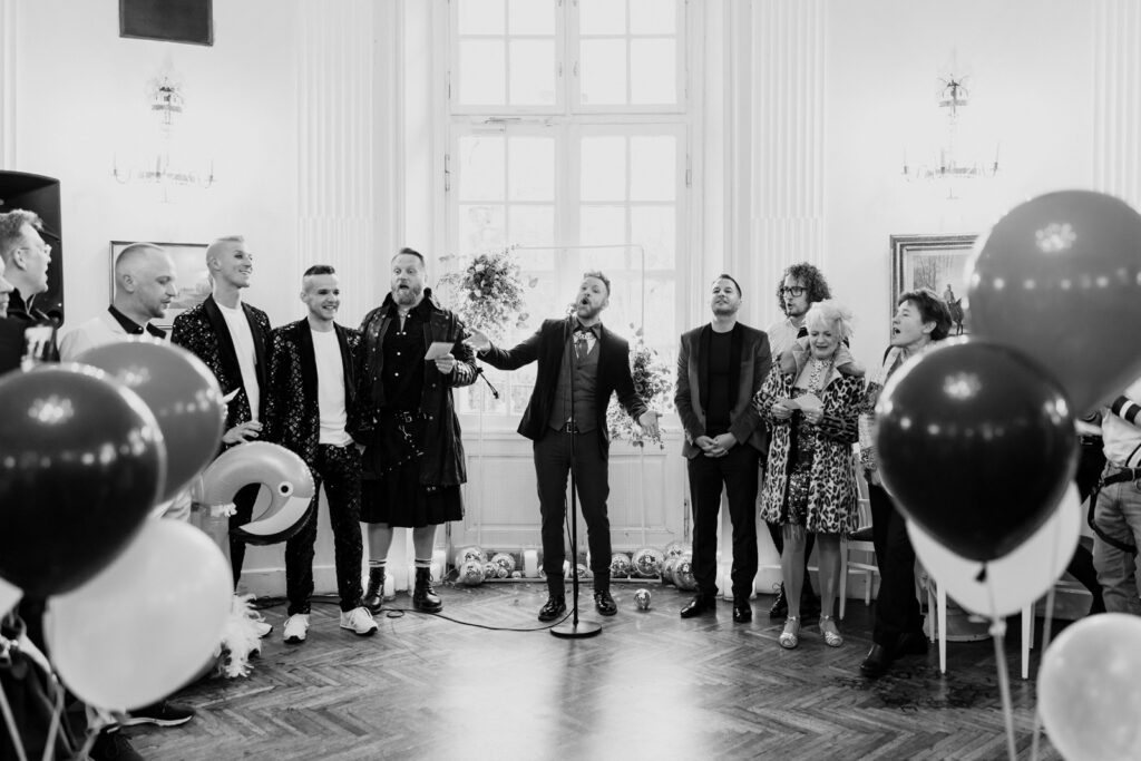 Hochzeitseinlage Trauzeuge