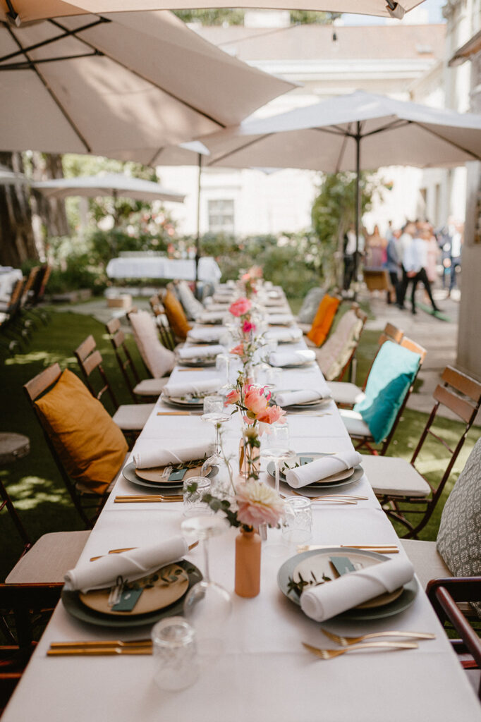 Tablesetting Hochzeitslocation