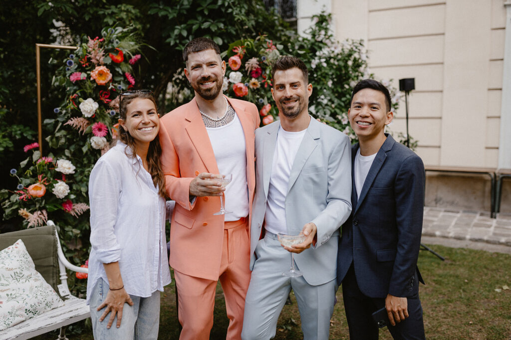 Brautpaar mit Wedding Planners