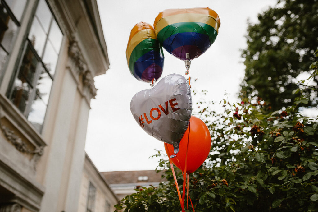 Wedding Decoration: Pride Ballons